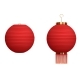 Set of Hanging Red Chinese Lanterns Isolated - GraphicRiver Item for Sale
