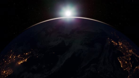 Earth Globe Planet From Space Orbit alt