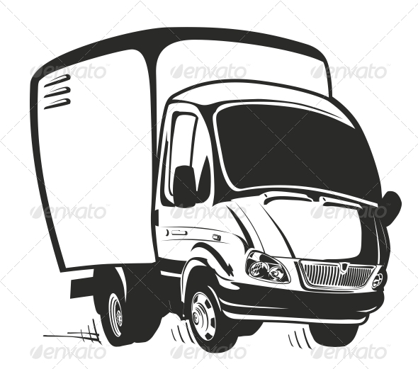 Vector Cartoon Truck