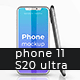 Phone App 11 Pro S20 Ultra App Promo Mockup - VideoHive Item for Sale