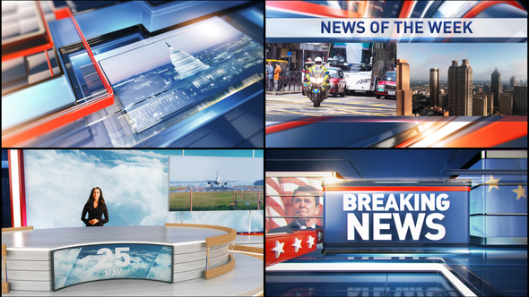 tv broadcast news packages videohive free download after effects template