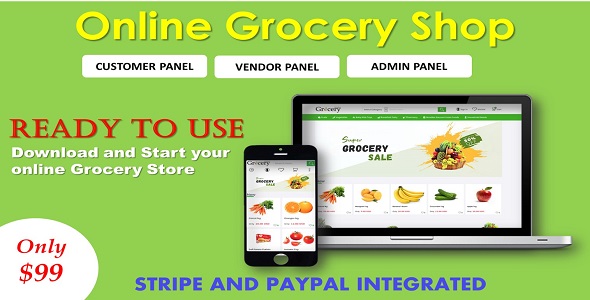 Online Grocery Shop in ASP.NET
