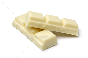 Pieces of white chocolat