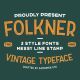 Folkner - Vintage Typeface - GraphicRiver Item for Sale