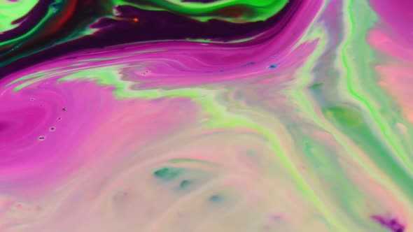 Abstract Psychedelic Sacral Paint Swirling And Explosion Background 