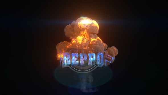 Explosion Glitch Logo