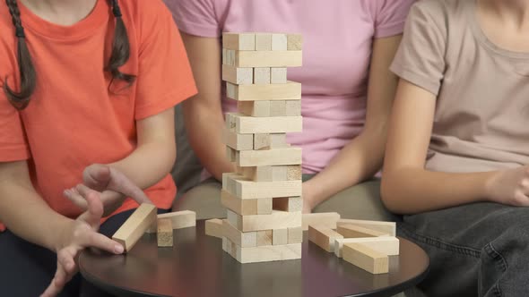 Pyramid of Wooden Bars