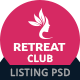 RetreatClub Salon Listing PSD Template - ThemeForest Item for Sale