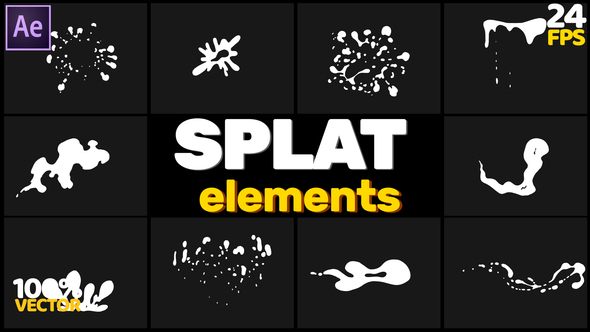 Splat Elements // After Effects alt