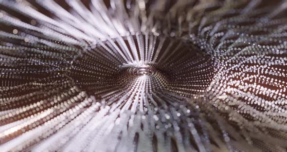 Metallic cubes with a wave motion abstract background alt