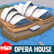 Low Poly Sydney Opera House Landmark - 3DOcean Item for Sale