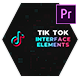 Tik Tok Interface Elements - Premiere Pro - VideoHive Item for Sale