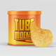 Small Matte Snack Tube Mockup - GraphicRiver Item for Sale