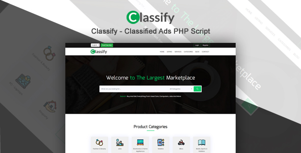 Classify – Classified Ads PHP Script Free Download [Latest Version]