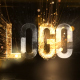 Glowing Particals Logo Reveal 36 : Golden Particals 12 - VideoHive Item for Sale