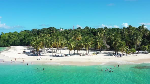 4k 24fps A Drone Shoot Of Island In Dominican Republic The Bacardi Island 4