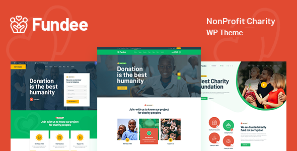 Fundee – NonProfit Charity WordPress Theme Preview