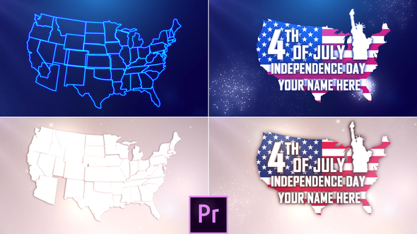 USA Independence Day Opener - Premiere Pro