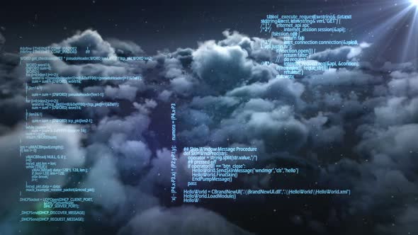 Digitally generated video of interface screen 