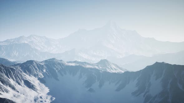 Alps Mountains From the Air