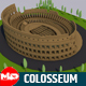 Low Poly Colosseum Rome Italy Landmark - 3DOcean Item for Sale