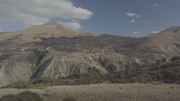 Scenic valley in New Zealand