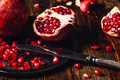 Opened Pomegranate with Seeds - PhotoDune Item for Sale