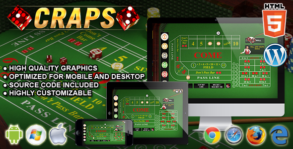 Craps - gra kasynowa HTML5