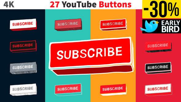 Youtube Subscribe Buttons alt