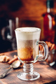 Irish coffee in drinking glass - PhotoDune Item for Sale
