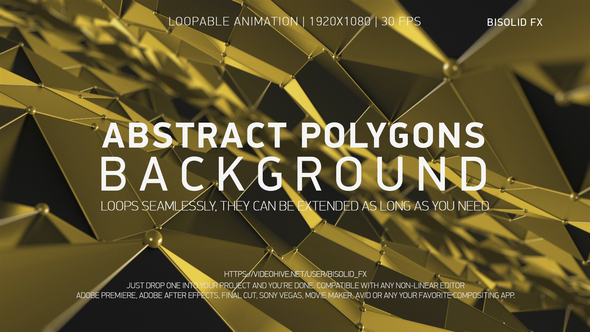 Abstract Polygons Background