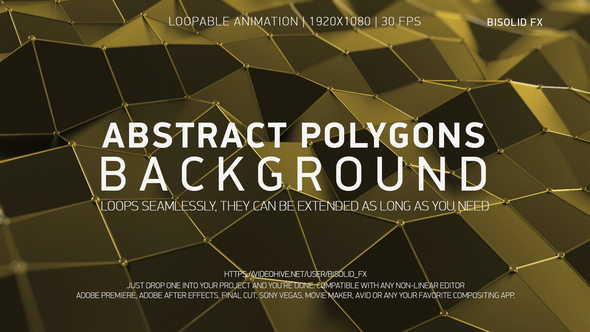 Abstract Polygons Background