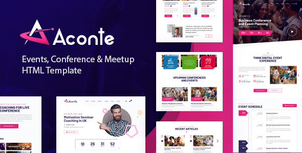 Aconte - Events, Conference and Meetup HTML Template