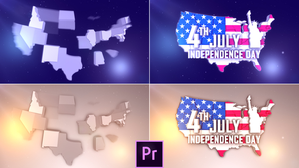 USA Patriotic Logo - Premiere Pro