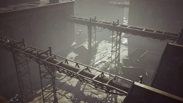 Old Destroyed an Abandoned Factory alt