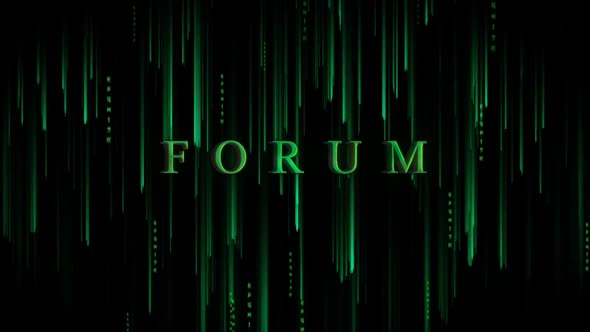 Digital Cyber Background Forum