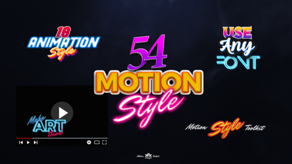 Motion Styles Toolkit | Text Effects & Animations