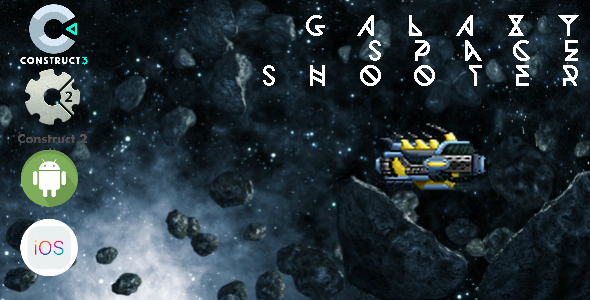 Galaxy Space Shooter - Construct 2 - Construct 3 CAPX Game