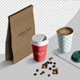 Takeaway Paper Cups and Coffee Branding Mockup Set - GraphicRiver Item for Sale