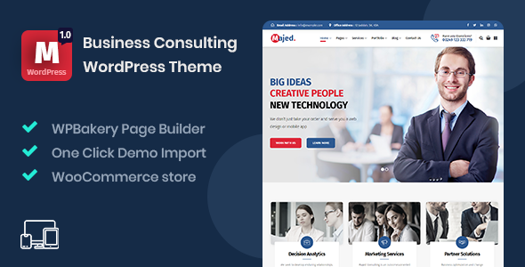 Majed – Business Consulting WordPress Theme