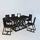 Vray Ready Dining Table - 3DOcean Item for Sale