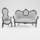 Vray Ready Victorian Sofa - 3DOcean Item for Sale