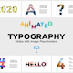 Typography - Animated Slides for Keynote Presentation - GraphicRiver Item for Sale