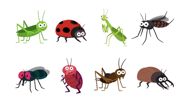 Cartoon Insects 1
