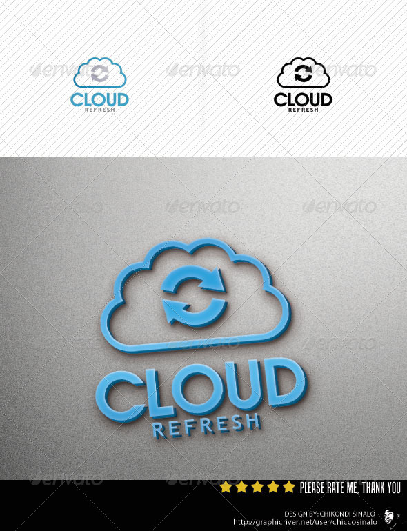 Cloud Refresh Logo Template