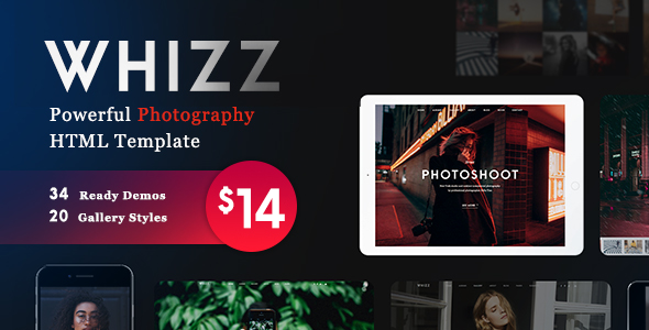 Whizz -  Photography Template