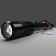 High-quality 3d model of a flashlight - 3DOcean Item for Sale