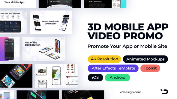 3D Mobile App Video Promo