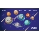 Planet System, Exploring Planets Landing Banner - GraphicRiver Item for Sale