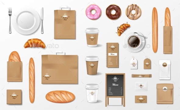 Download Bakery Mockup Graphics Designs Templates From Graphicriver